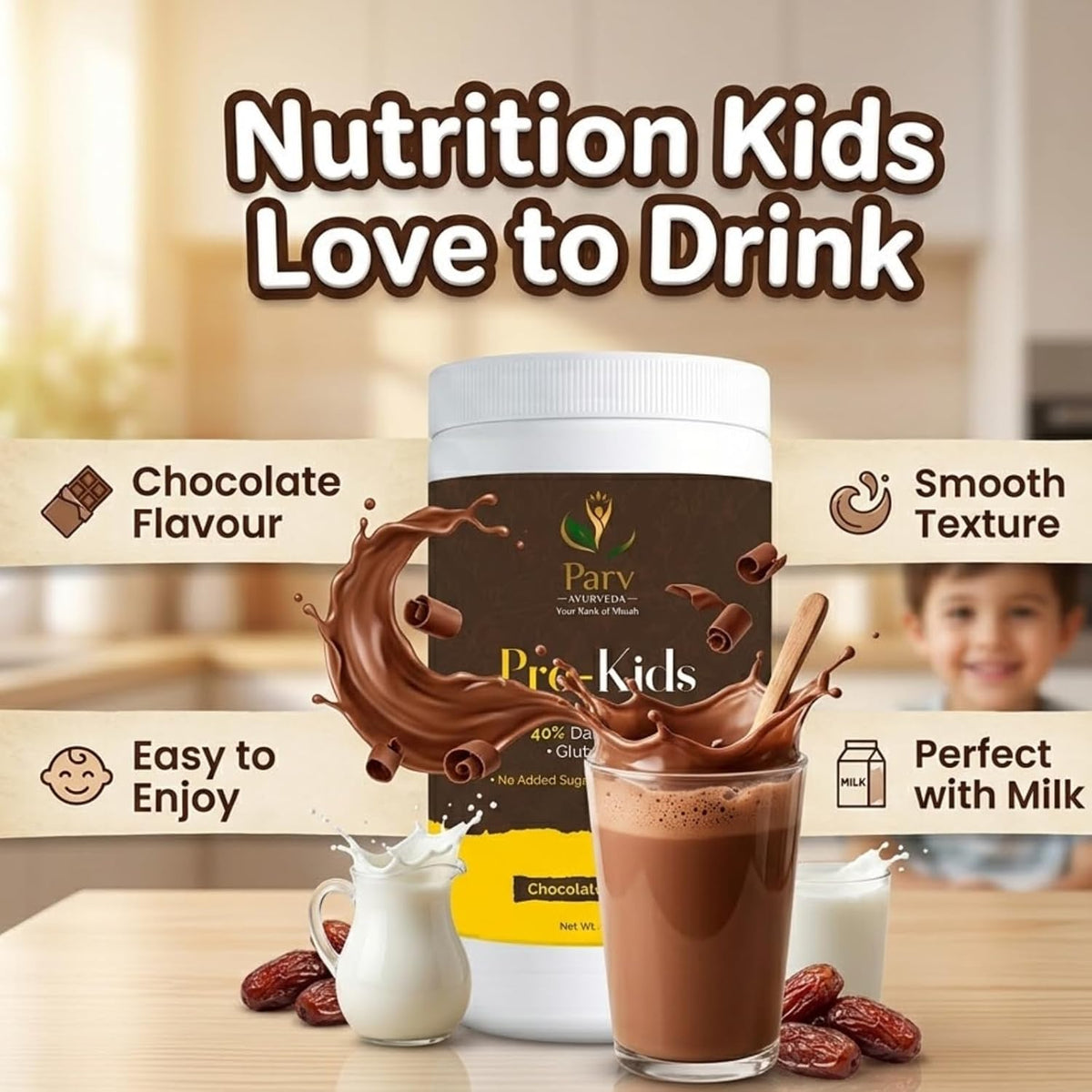 Pro-Kids Chocolate Nutrition Powder